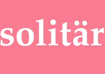 Synonym solitär