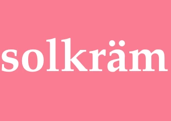 Synonym solkräm