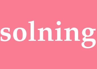 Synonym solning