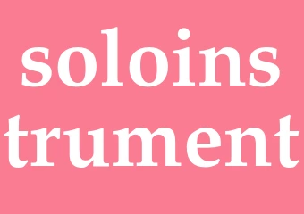 Synonym soloinstrument