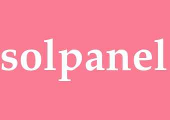 Synonym solpanel