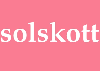 Synonym solskott