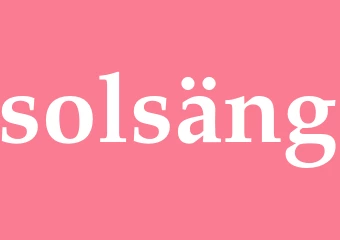 Synonym solsäng