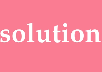 Synonym solution