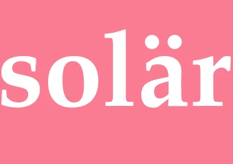Synonym solär