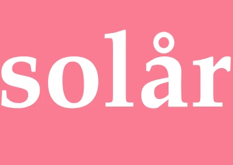 Synonym solår