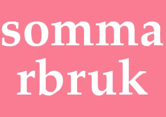 Synonym sommarbruk