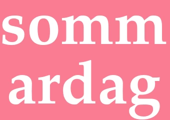Synonym sommardag
