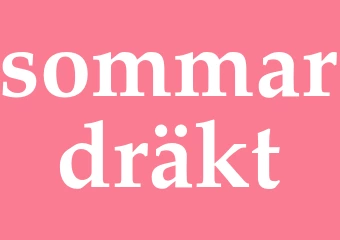 Synonym sommardräkt