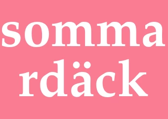 Synonym sommardäck