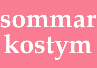 Synonym sommarkostym