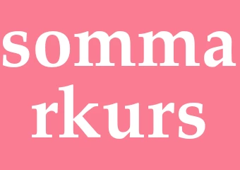 Synonym sommarkurs