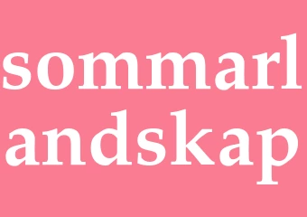 Synonym sommarlandskap