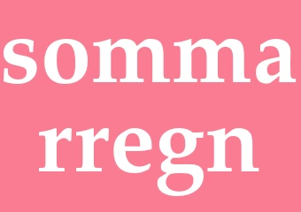 Synonym sommarregn