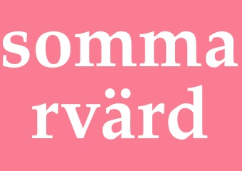 Synonym sommarvärd
