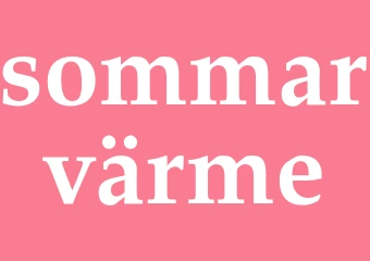 Synonym sommarvärme