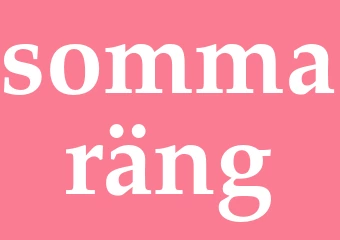 Synonym sommaräng
