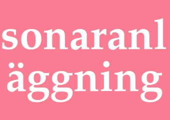 Synonym sonaranläggning