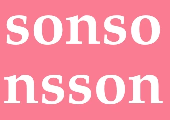 Synonym sonsonsson