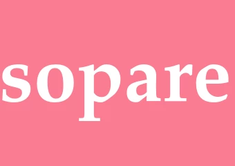 Synonym sopare