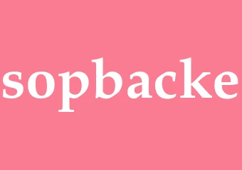 Synonym sopbacke