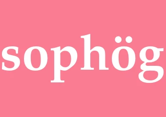 Synonym sophög