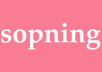 Synonym sopning