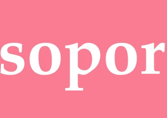 Synonym sopor