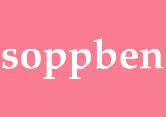 Synonym soppben