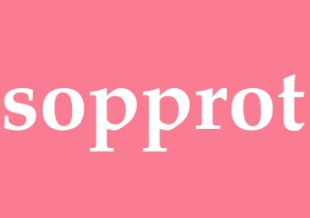Synonym sopprot