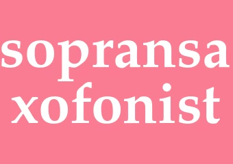 Synonym sopransaxofonist