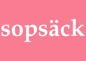 Synonym sopsäck