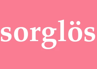 Synonym sorglös