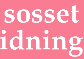 Synonym sossetidning