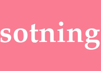 Synonym sotning