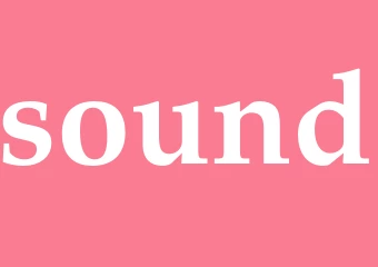 Synonym sound