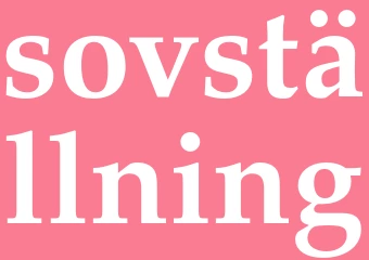 Synonym sovställning