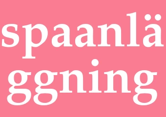Synonym spaanläggning