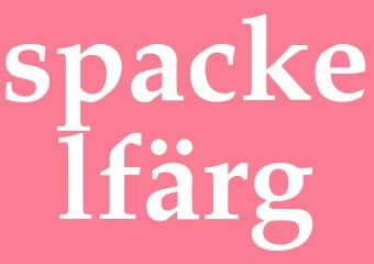 Synonym spackelfärg