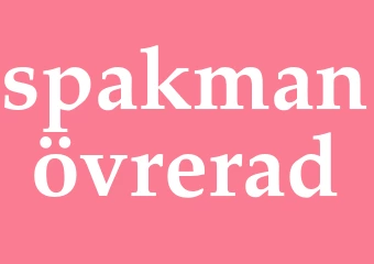 Synonym spakmanövrerad