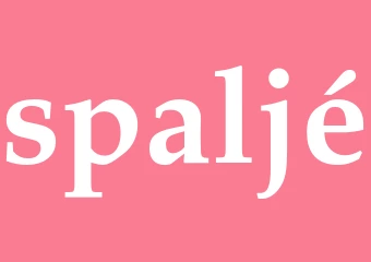 Synonym spaljé