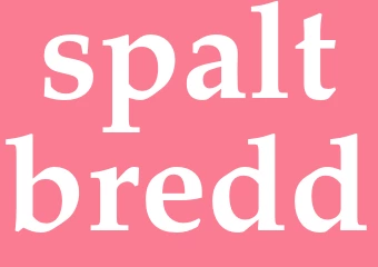 Synonym spaltbredd