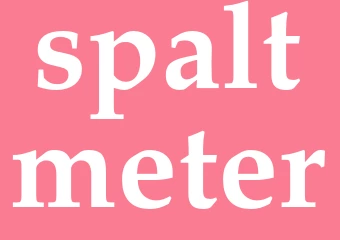 Synonym spaltmeter