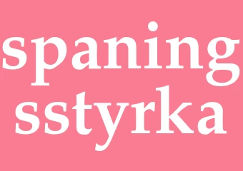Synonym spaningsstyrka