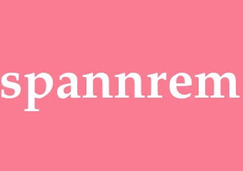 Synonym spannrem