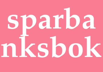 Synonym sparbanksbok