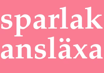 Synonym sparlakansläxa