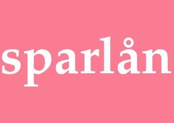 Synonym sparlån