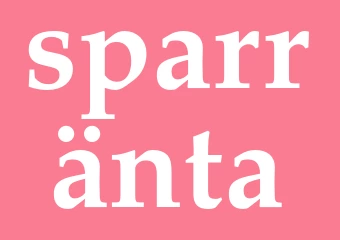 Synonym sparränta