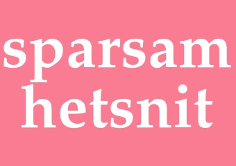 Synonym sparsamhetsnit